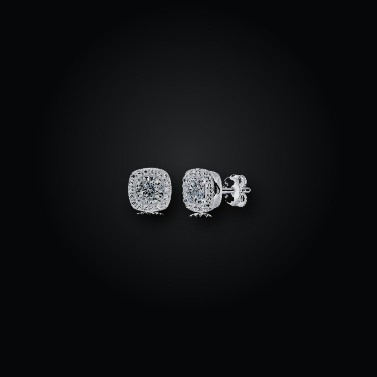 Iced Stud Earrings | 0.50ct | CZ