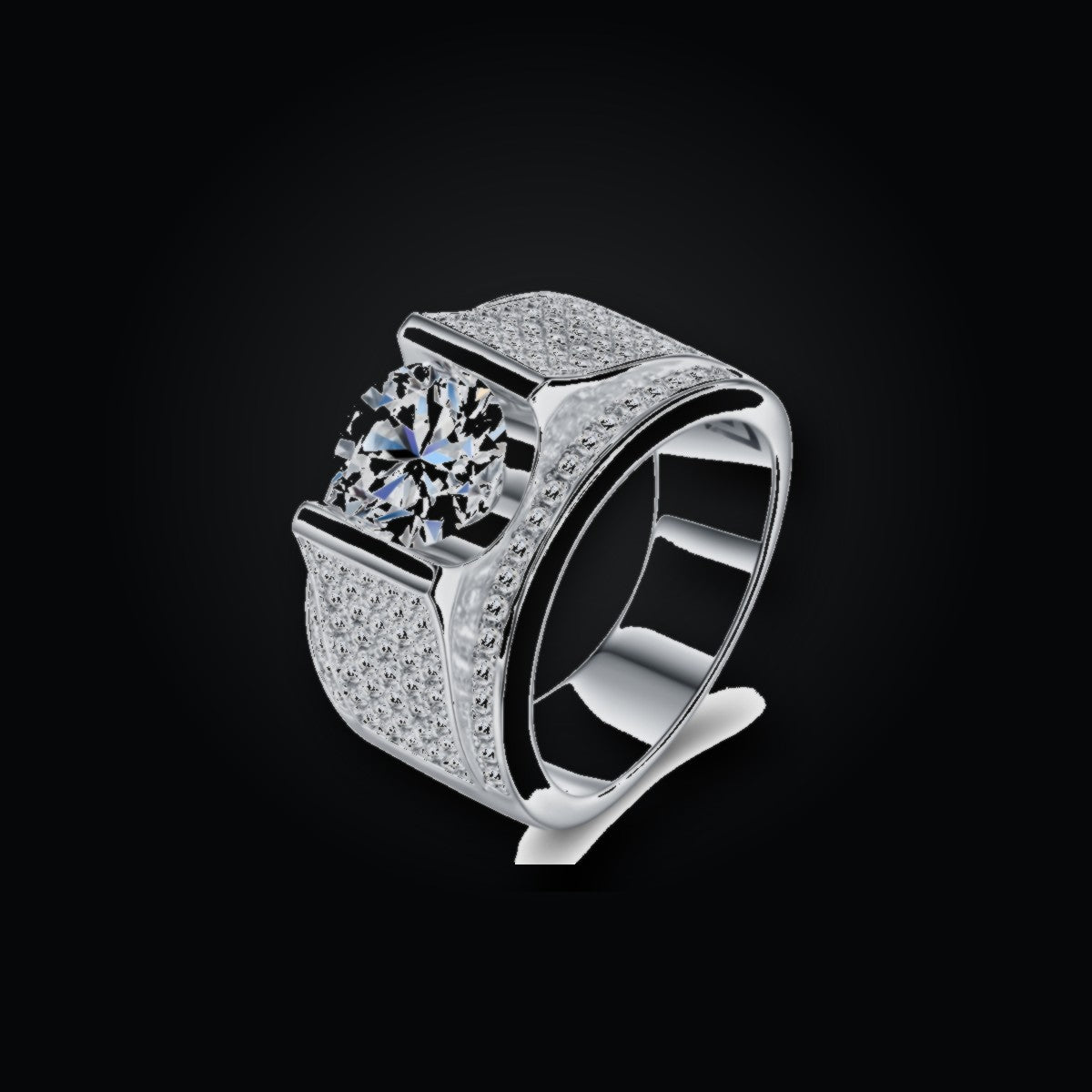 Iced Statement Ring | CZ