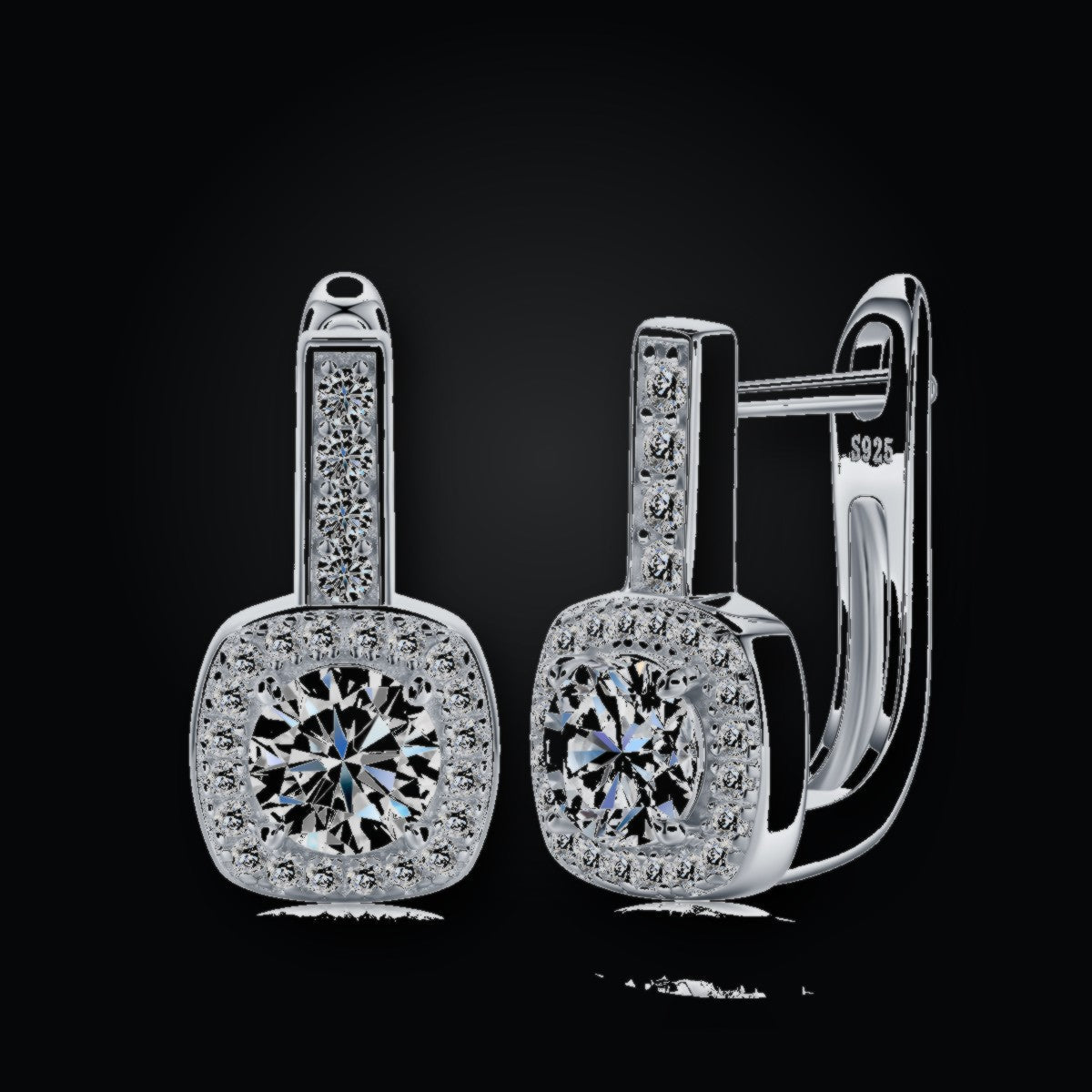 Iced Stud Earrings | 0.50ct | Moissanite
