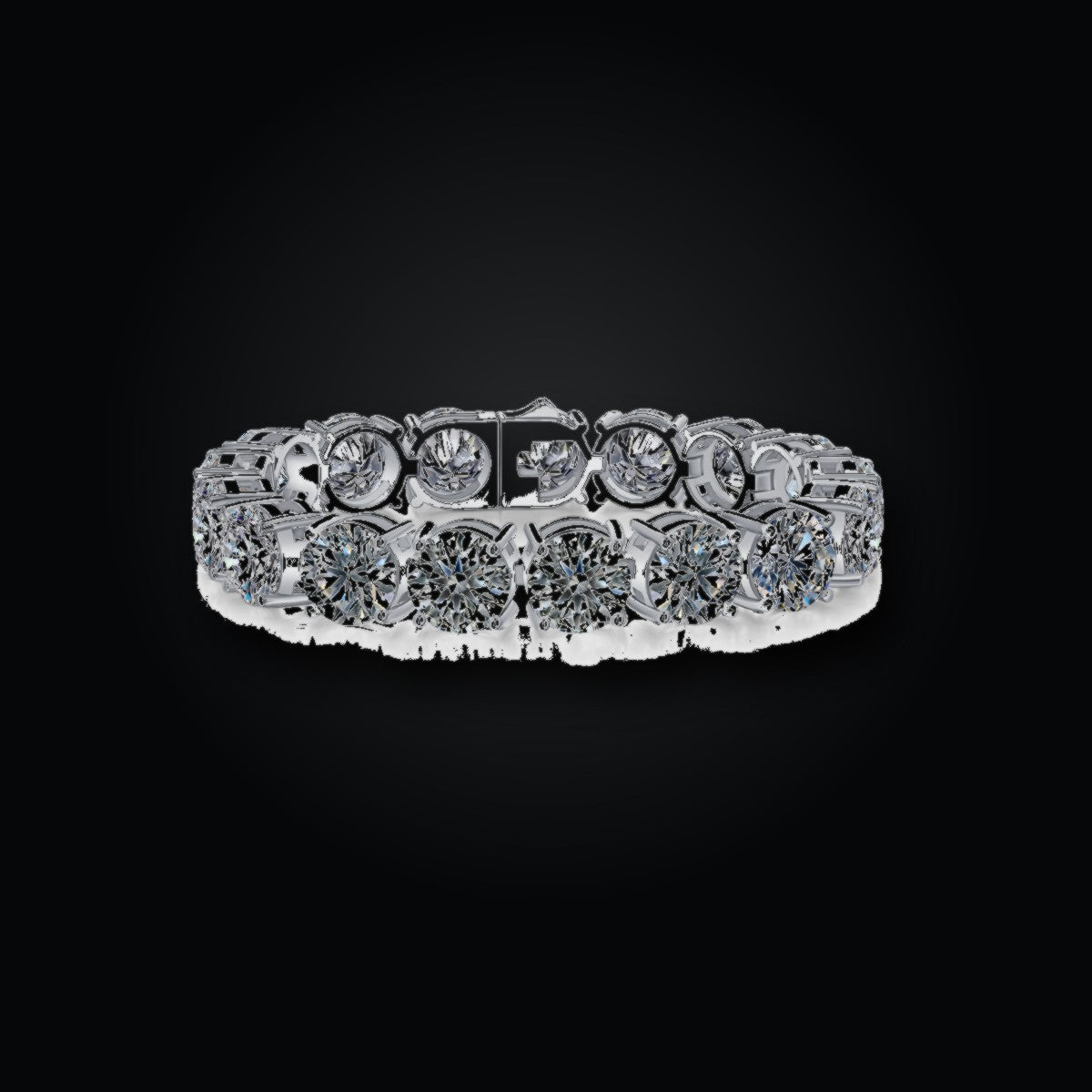 Iced Tennis Bracelet | 5.0ct | Moissanite