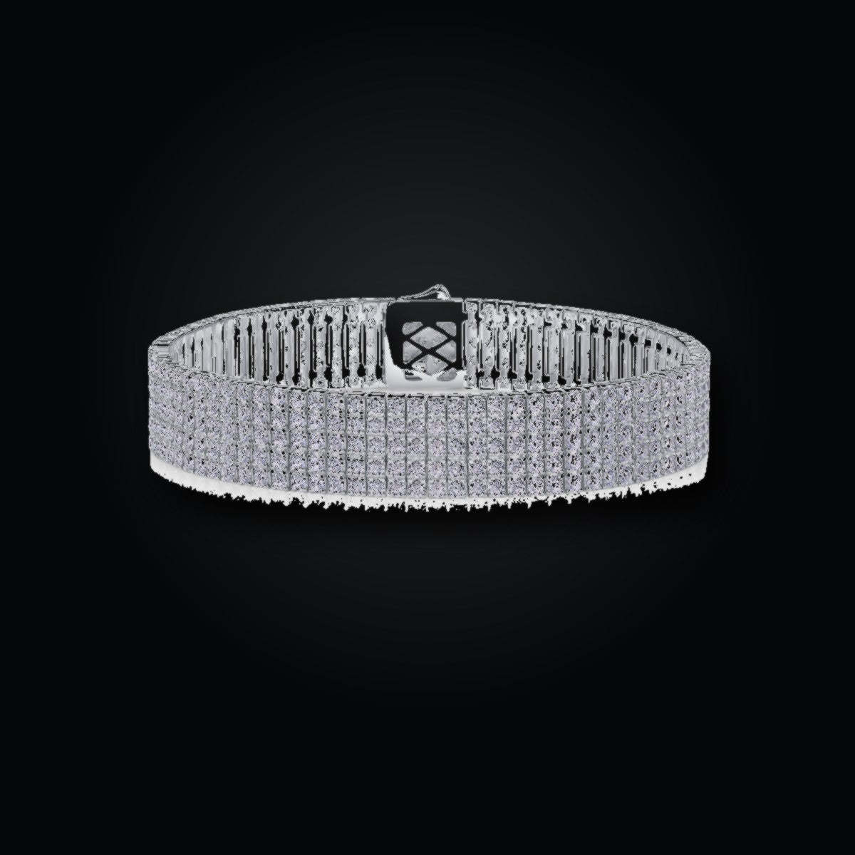 Iced Tennis Bracelet | Moissanite