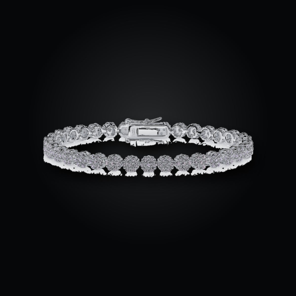 Iced Tennis Bracelet | Moissanite