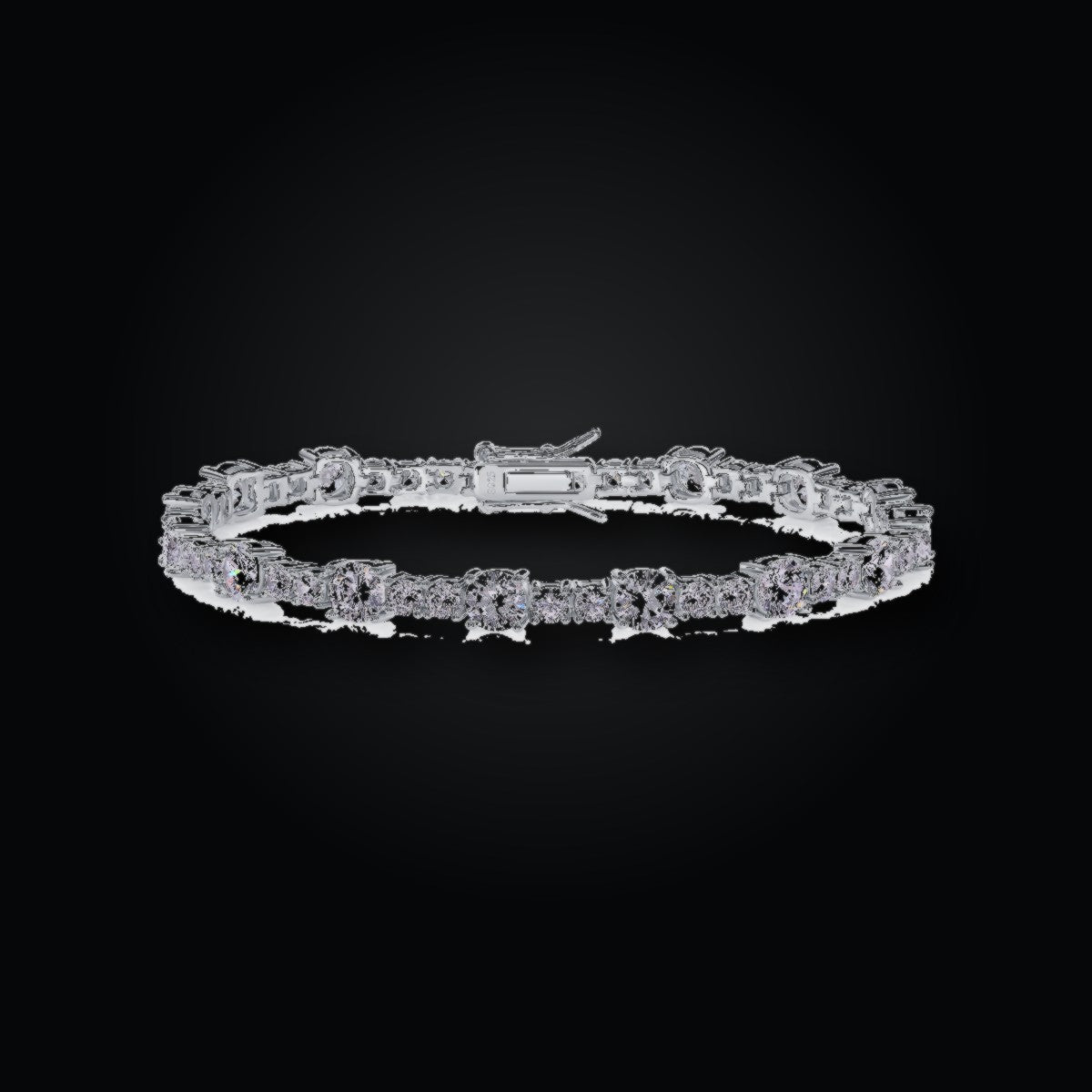 Iced Tennis Bracelet | Moissanite