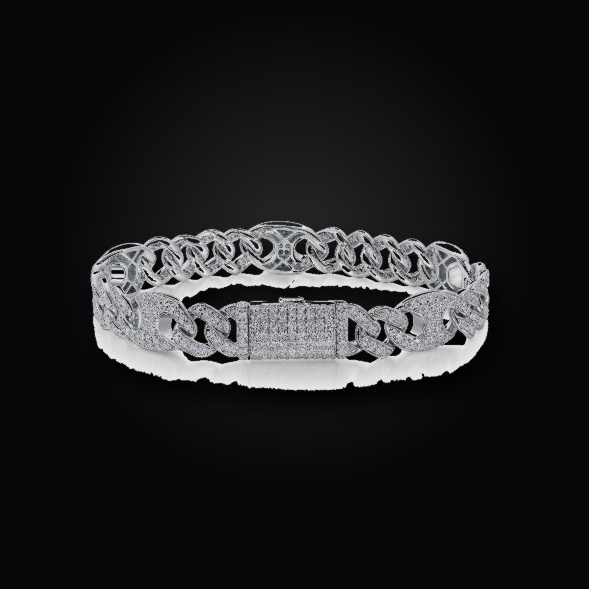 Iced Tennis Bracelet | Moissanite