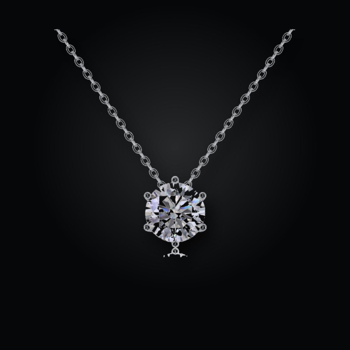 Iced Tennis Necklace | 1.0ct | Moissanite