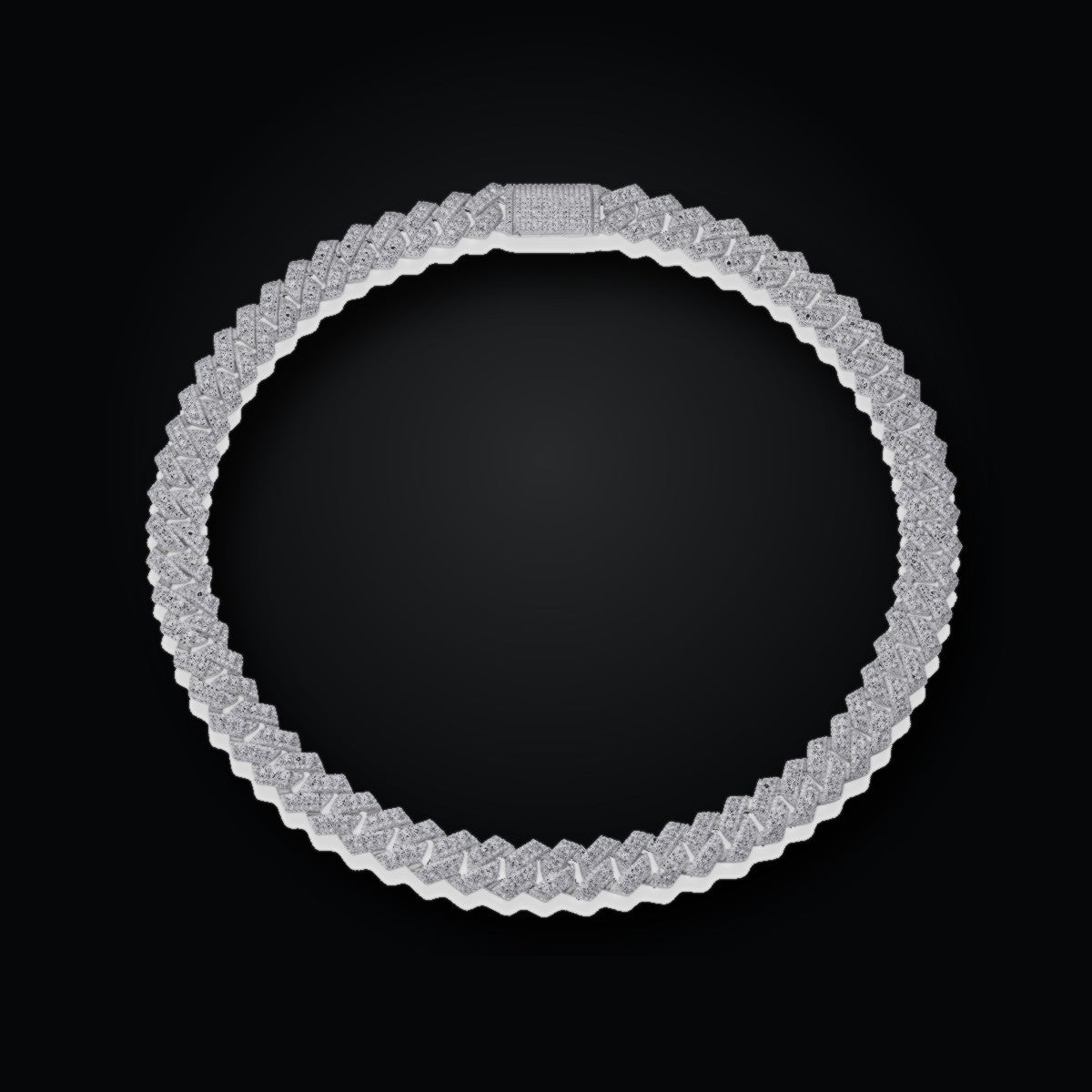 Iced Tennis Necklace | Moissanite