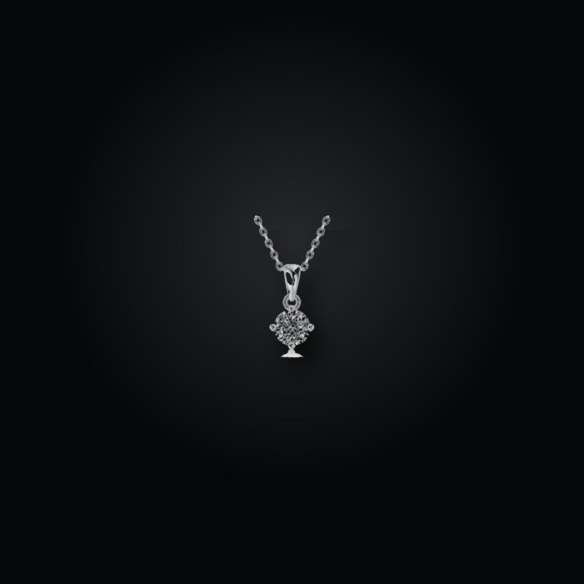 Iced Pendant | 1.0ct | Moissanite