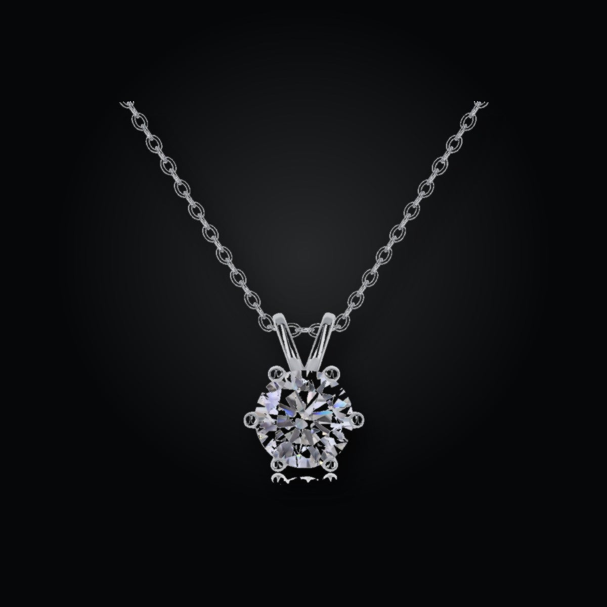 Iced Pendant | 1.0ct | Moissanite