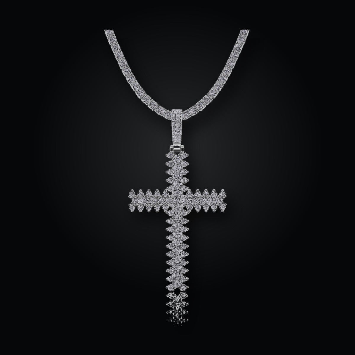 Iced Pendant | Moissanite