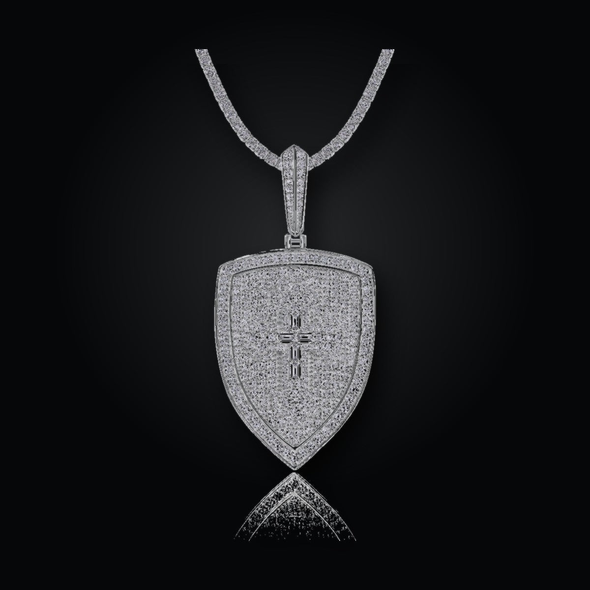 Iced Pendant | Moissanite