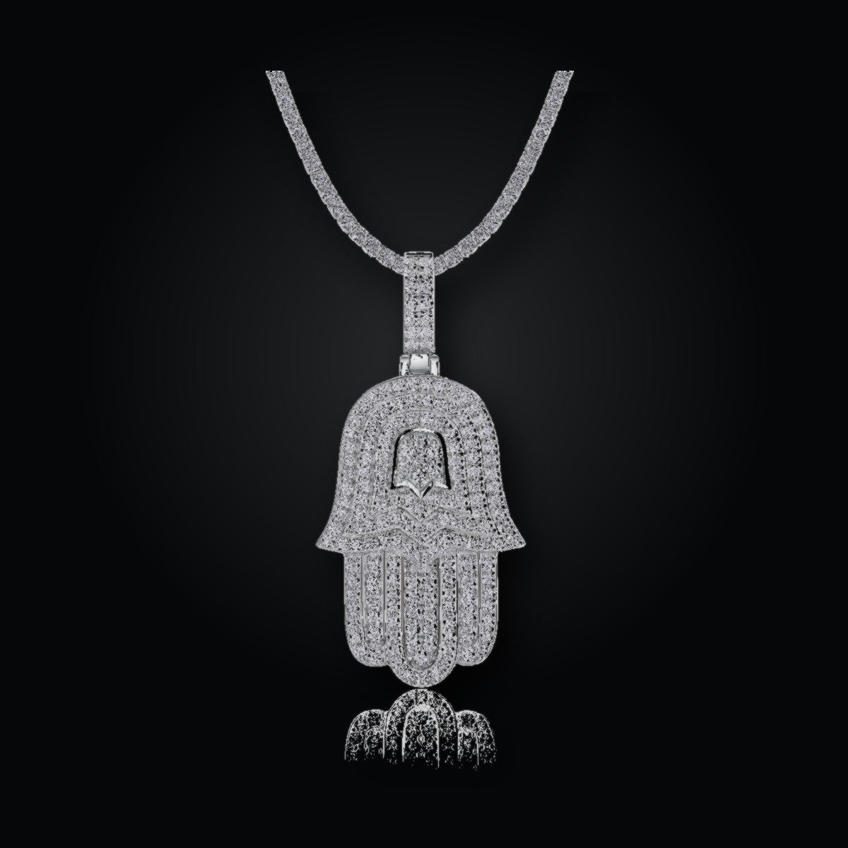 Iced Pendant | Moissanite