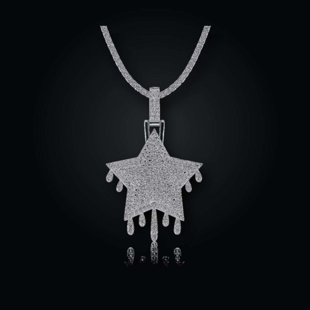 Iced Pendant | Moissanite