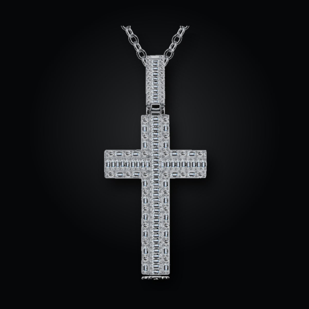 Iced Pendant | Moissanite