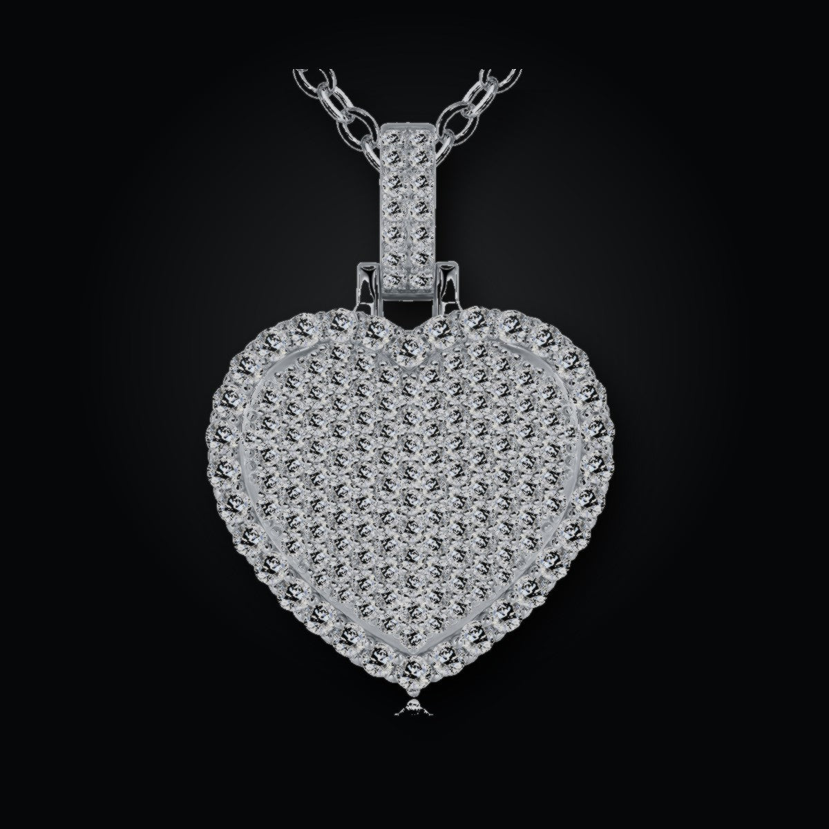 Iced Pendant | Moissanite