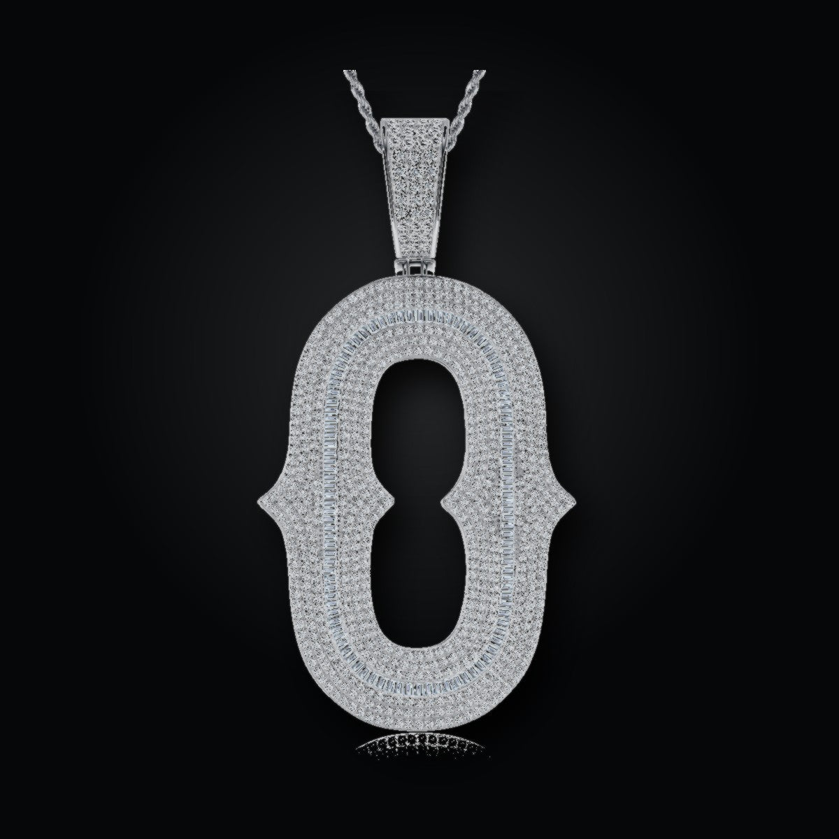 Iced Pendant | Moissanite