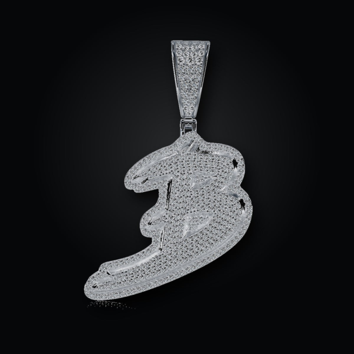 Iced Pendant | Moissanite