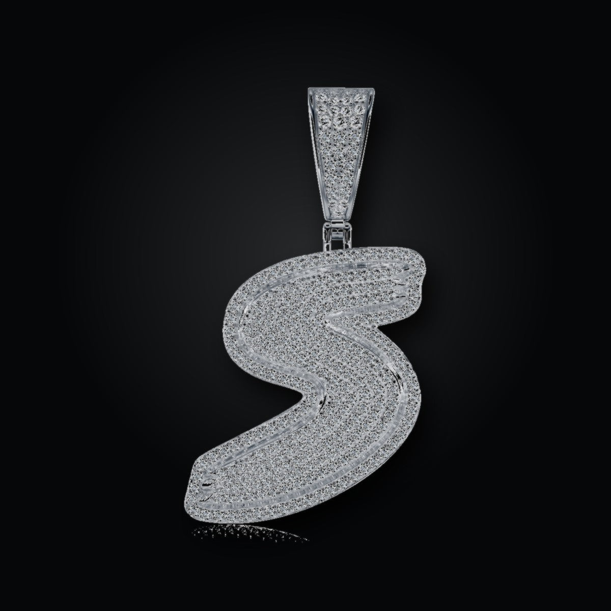 Iced Pendant | Moissanite
