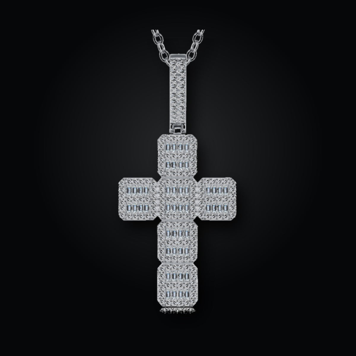 Iced Pendant | Moissanite