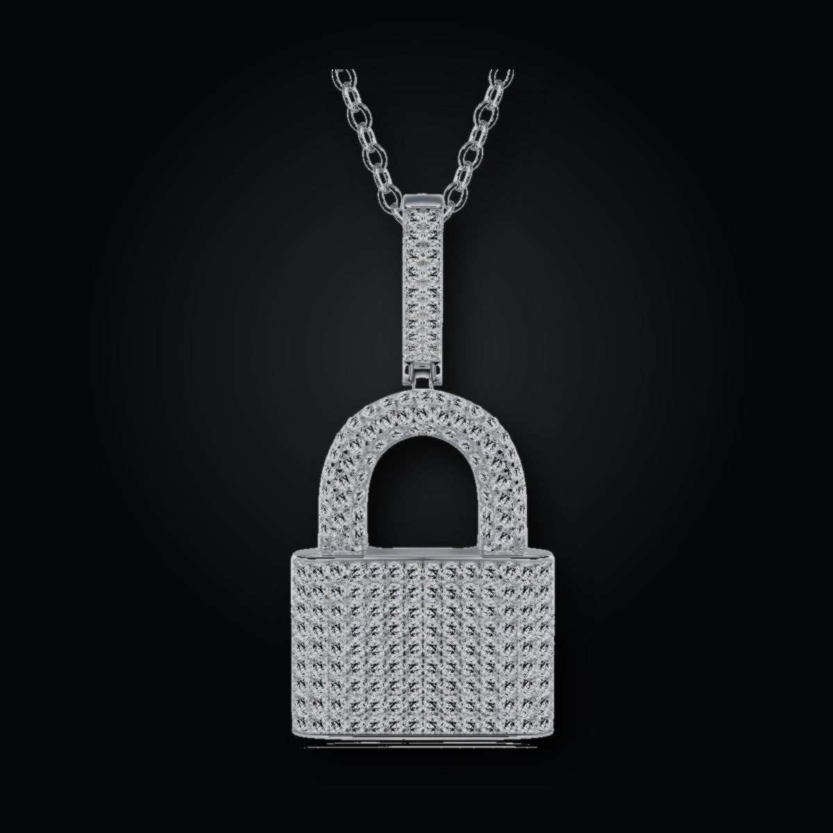 Iced Pendant | Moissanite