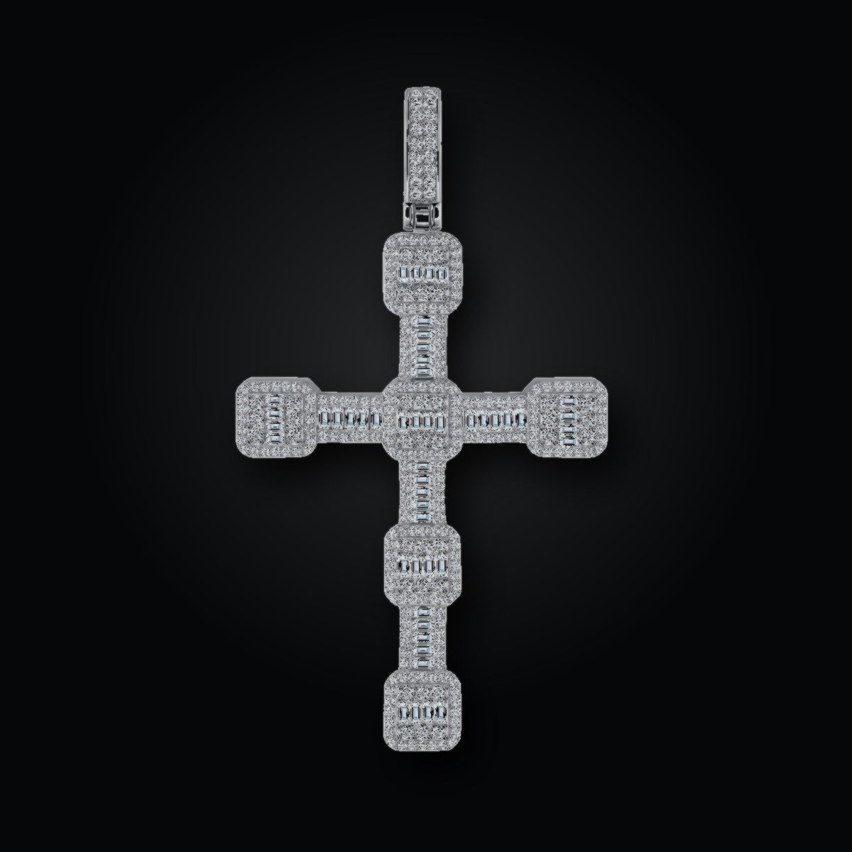Iced Pendant | Moissanite