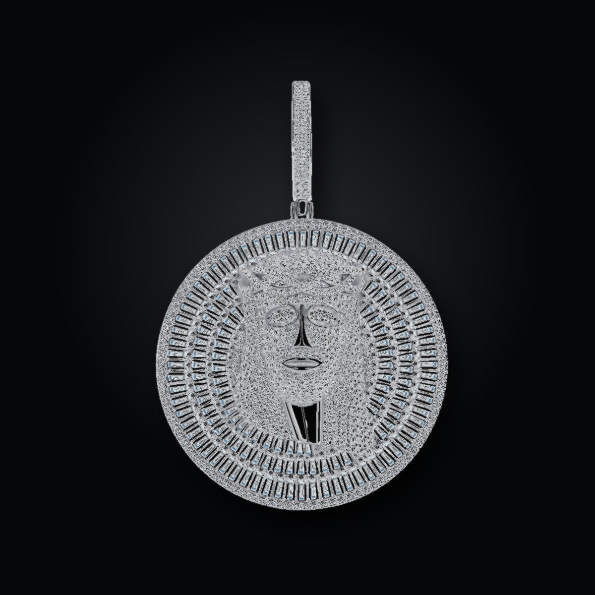 Iced Pendant | Moissanite