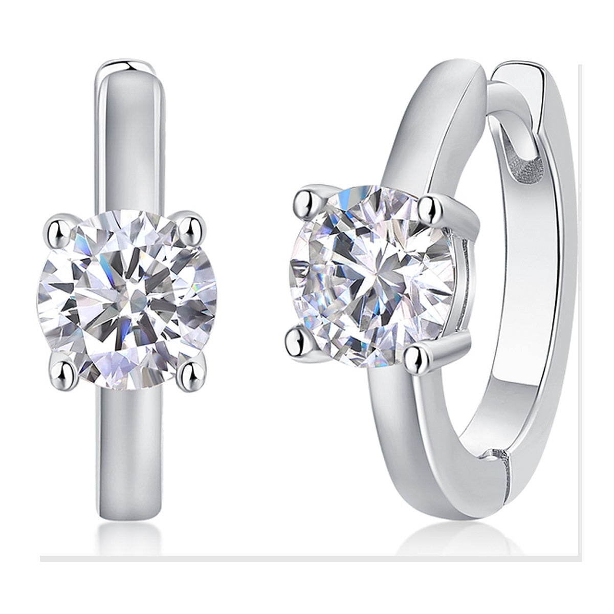 Iced Stud Earrings | Moissanite