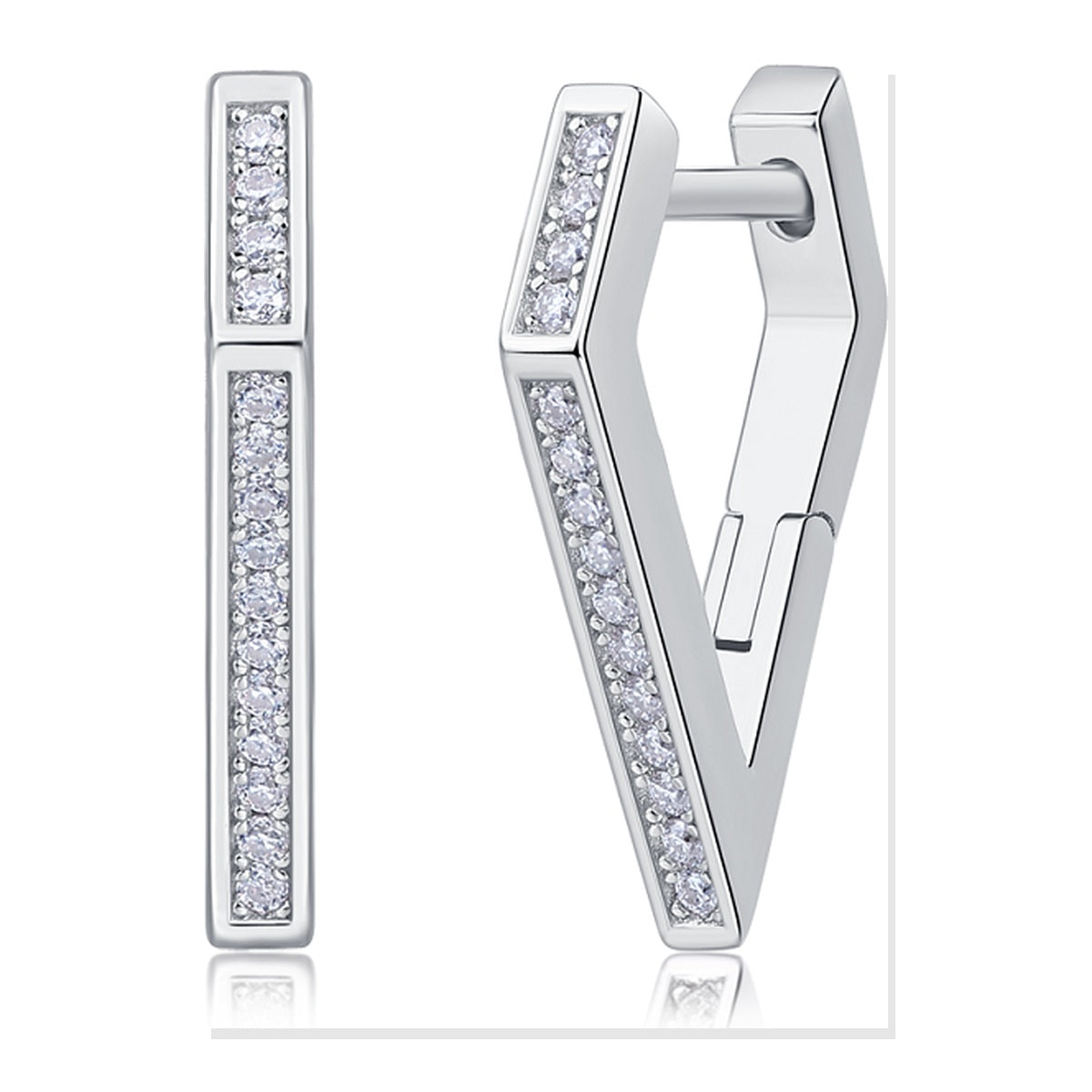 Iced Stud Earrings | Moissanite
