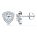 Iced Stud Earrings | Moissanite | E14427