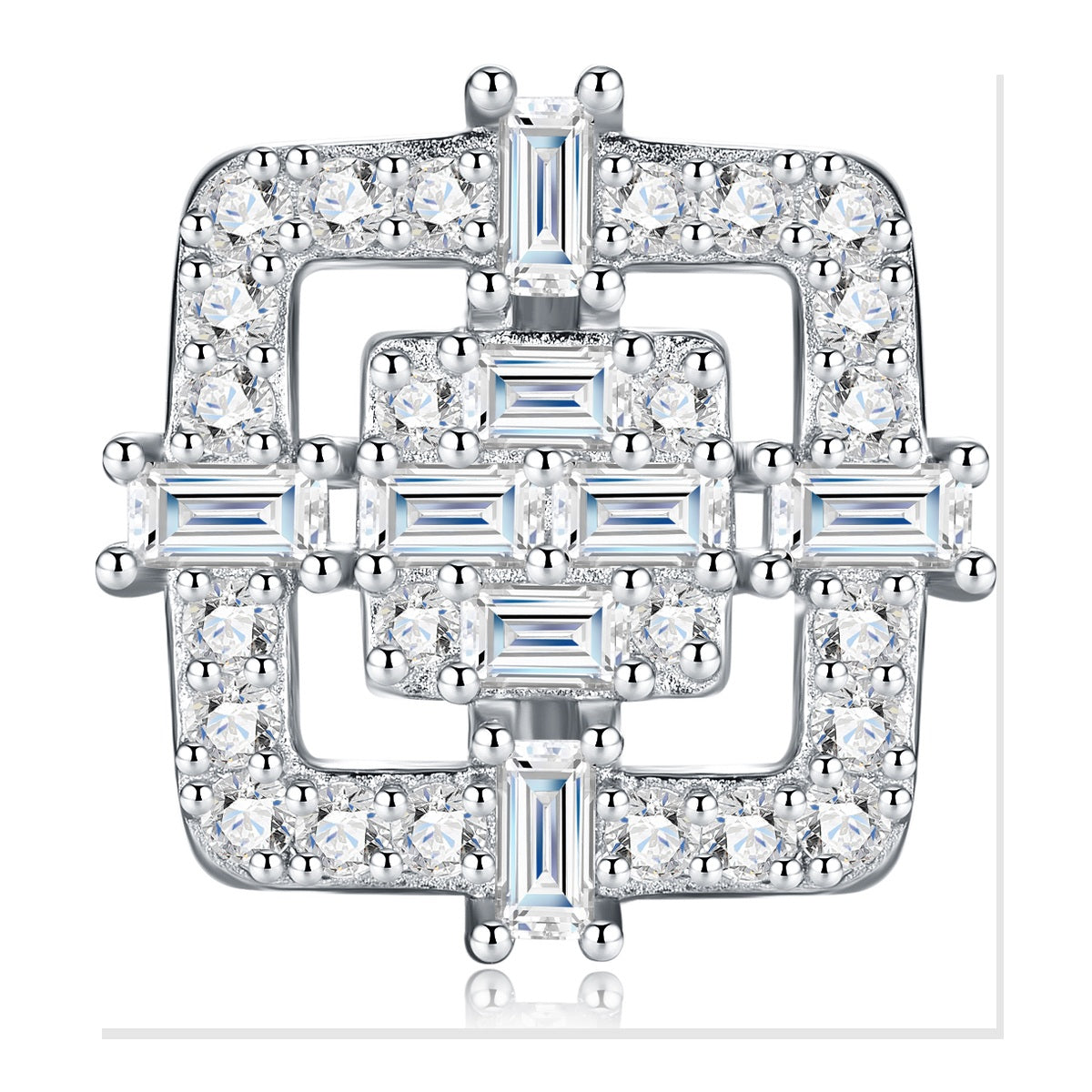 Iced Stud Earrings | Moissanite