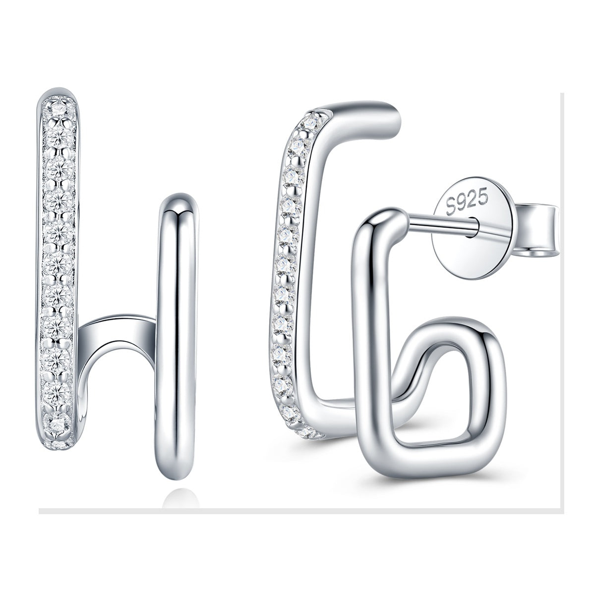 Iced Stud Earrings | Moissanite