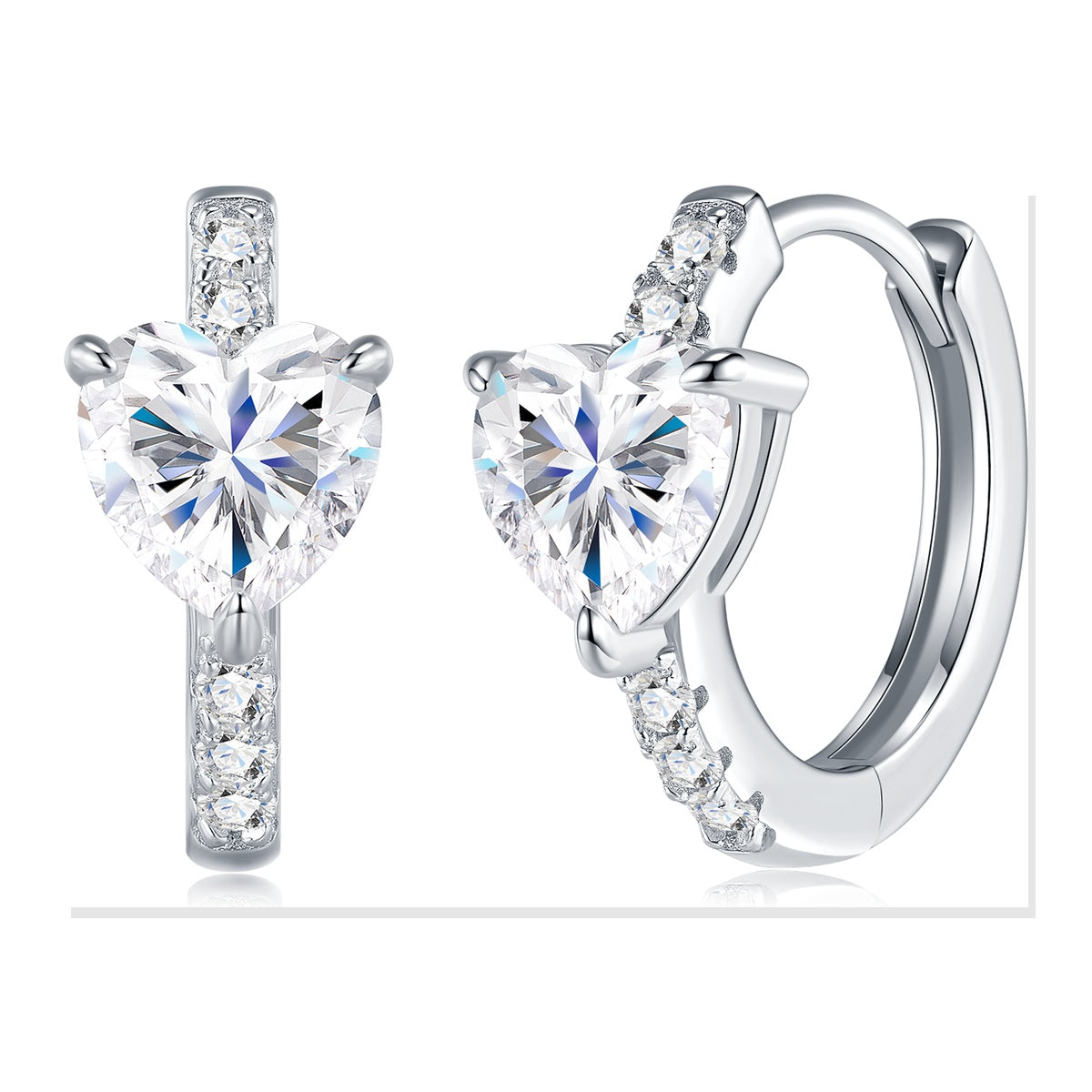 Iced Stud Earrings | Moissanite