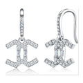 Iced Stud Earrings | Moissanite | E17139