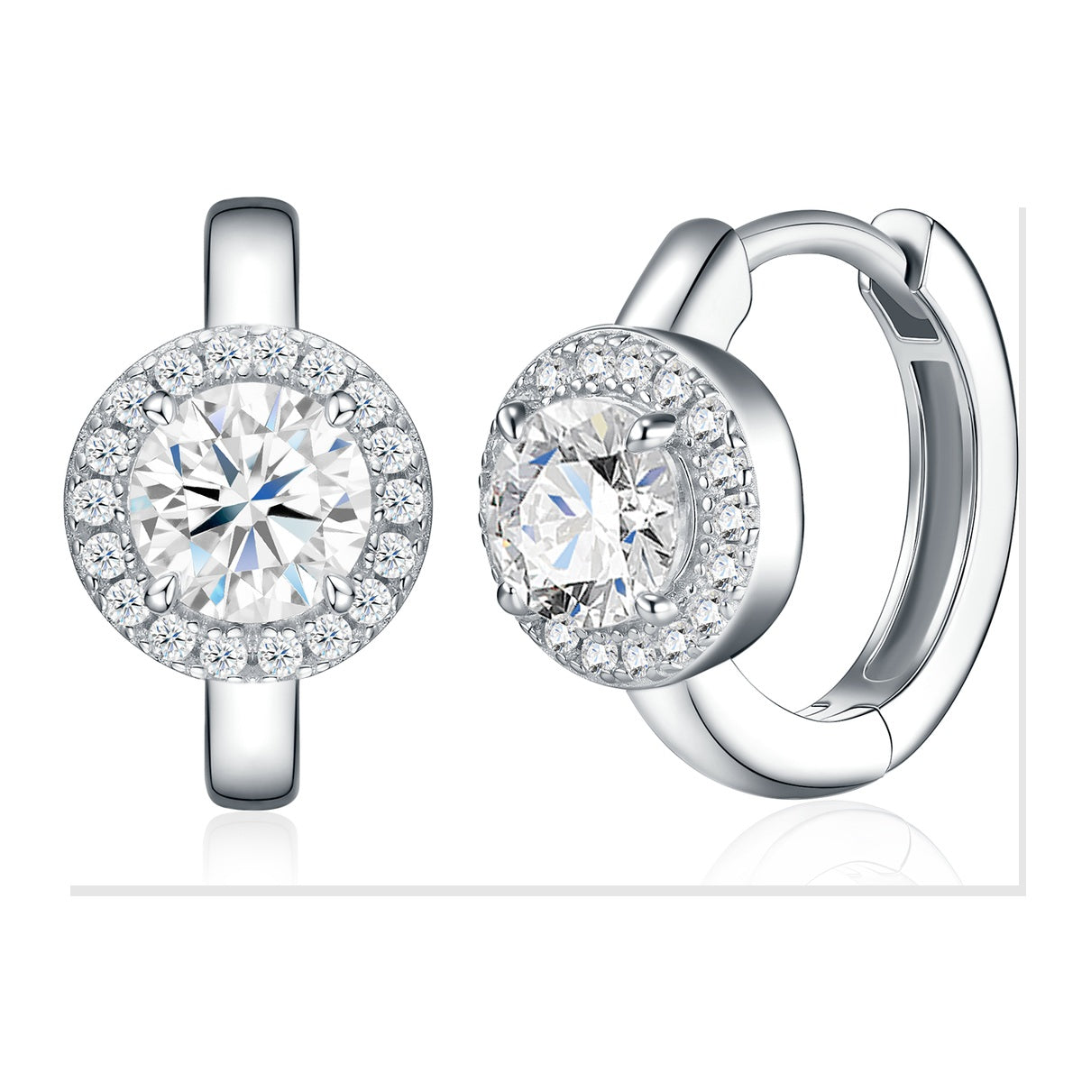 Iced Stud Earrings | Moissanite