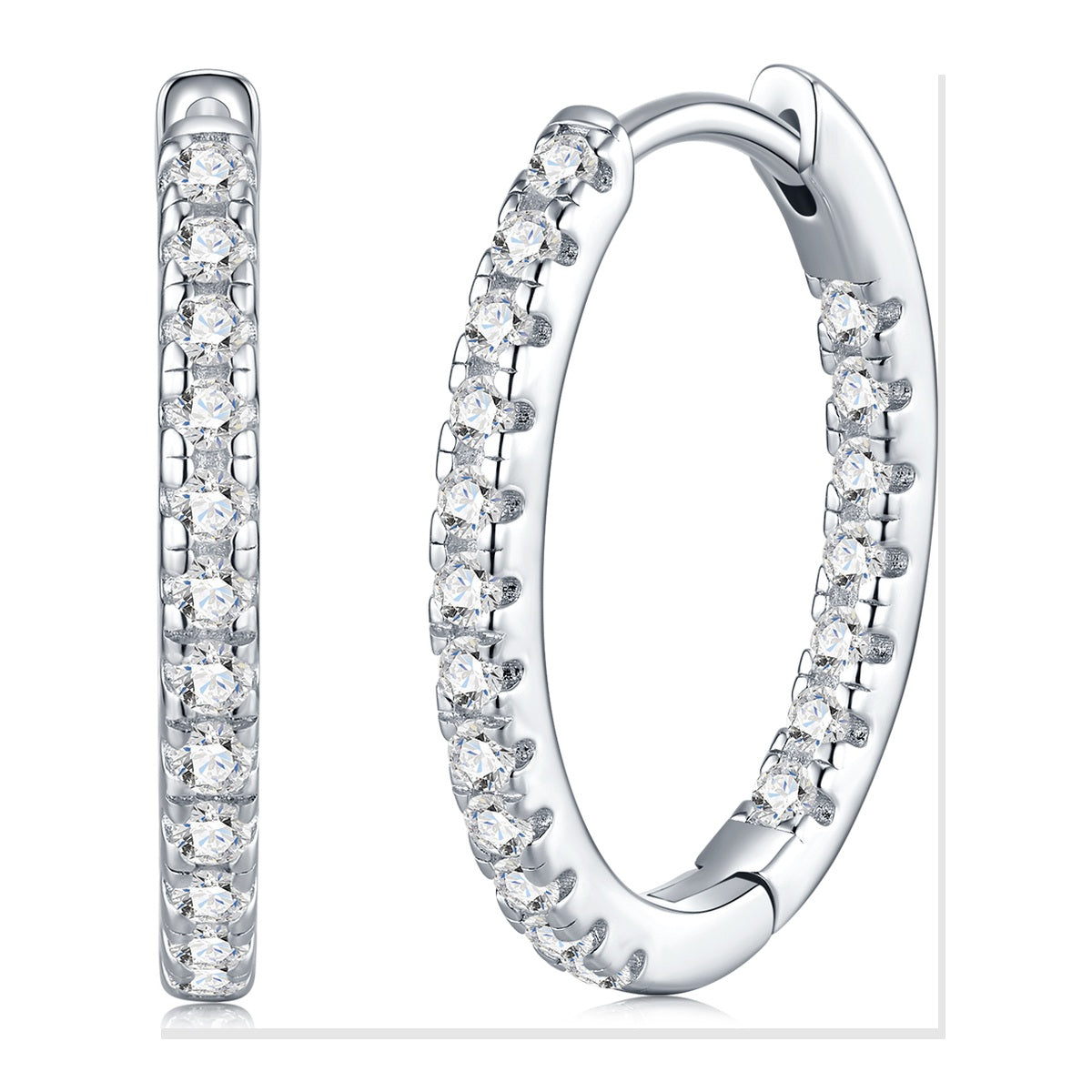 Iced Stud Earrings | Moissanite