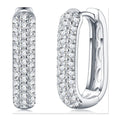 Iced Stud Earrings | Moissanite | E17361