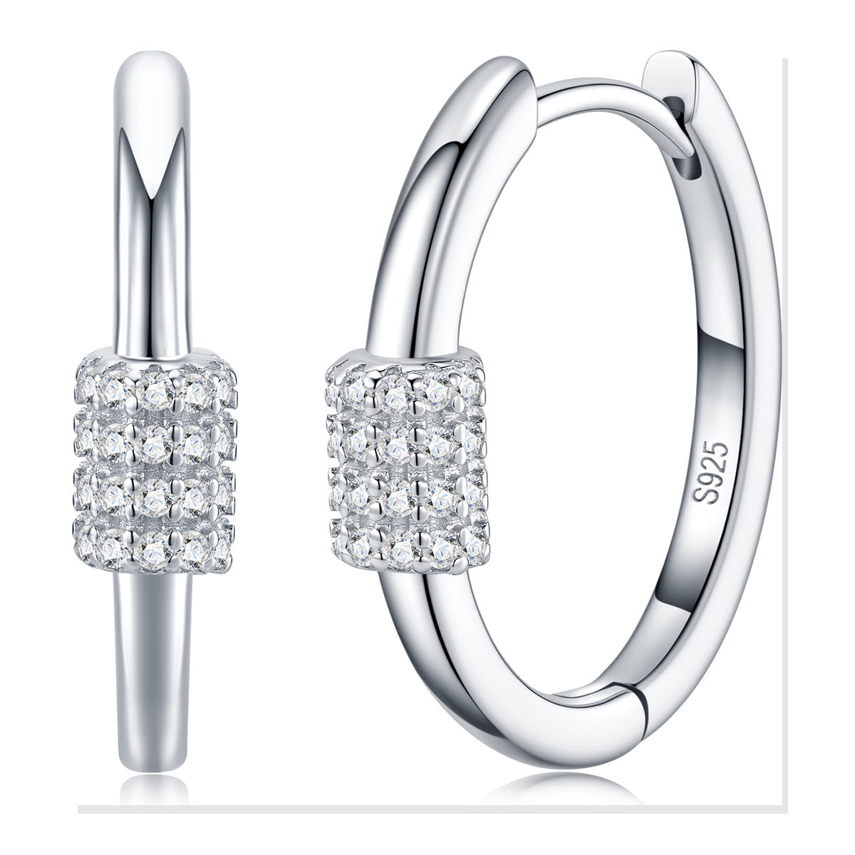 Iced Stud Earrings | Moissanite