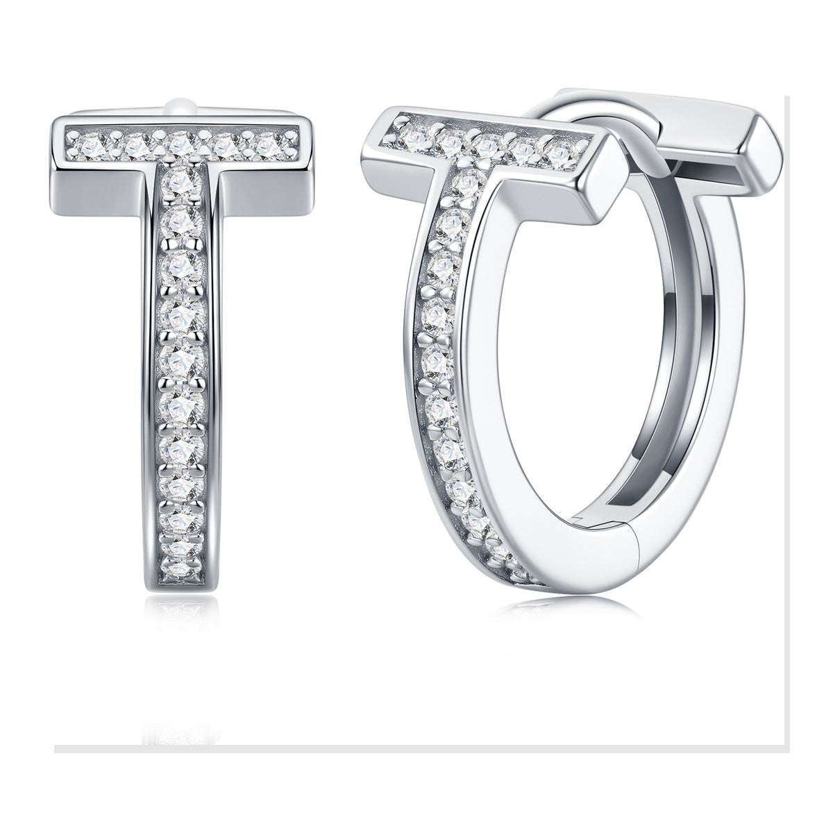 Iced Stud Earrings | Moissanite