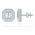 Iced Stud Earrings | Moissanite | E17461