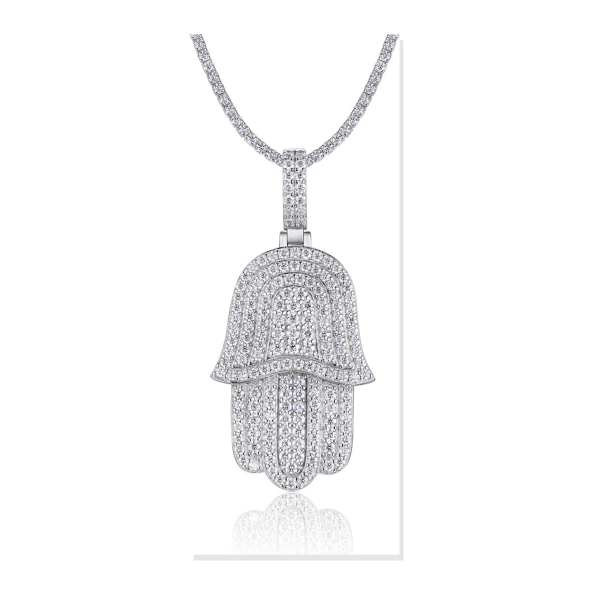 Iced Pendant | Moissanite
