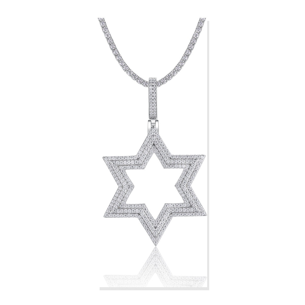 Iced Pendant | Moissanite