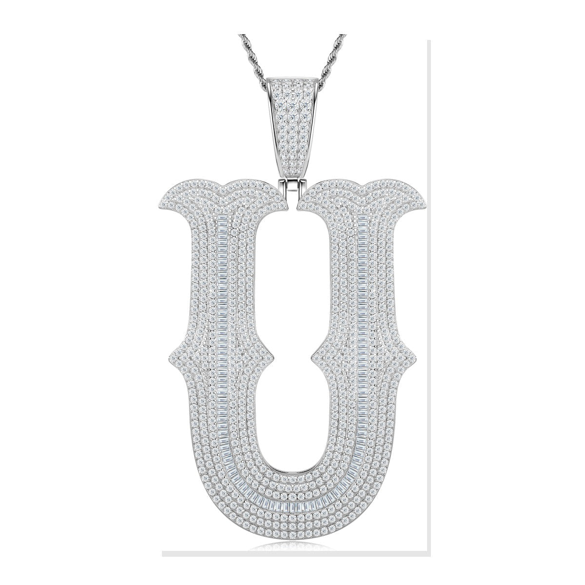 Iced Pendant | Moissanite