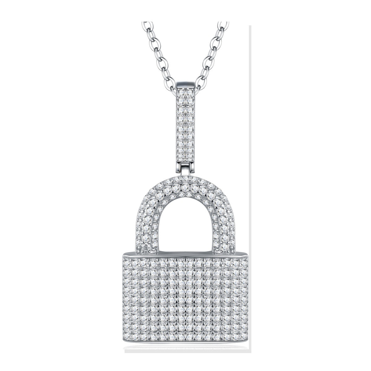 Iced Pendant | Moissanite
