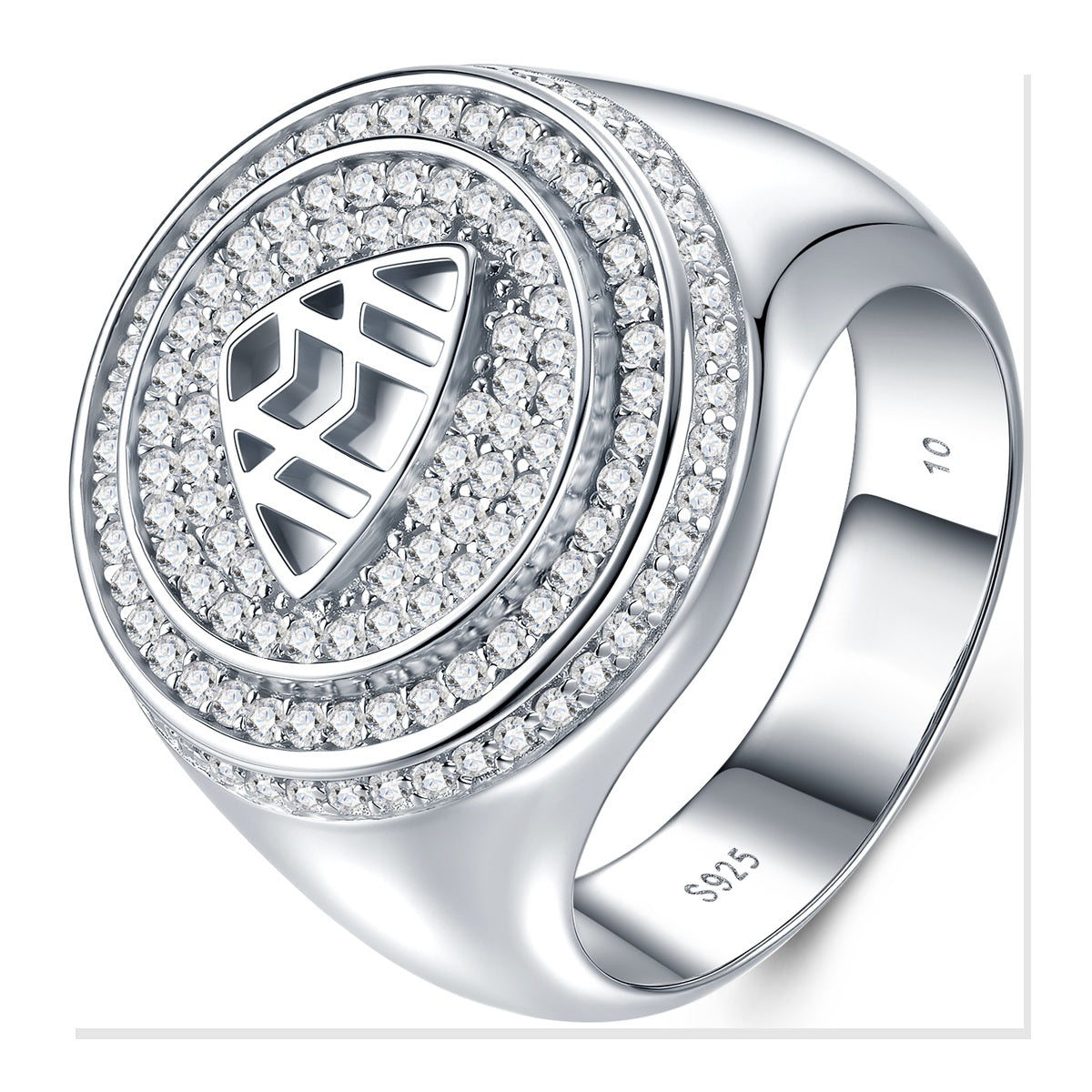 Iced Statement Ring | Moissanite