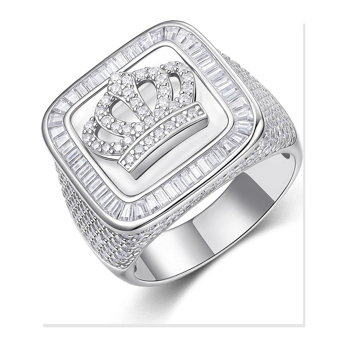 Iced Statement Ring | Moissanite