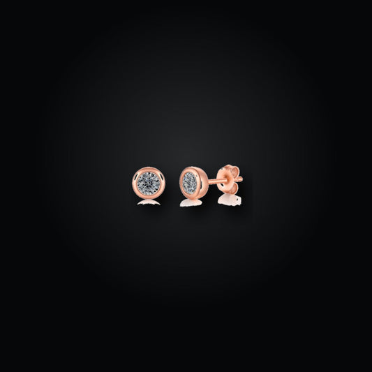Iced Stud Earrings | 0.50ct | CZ