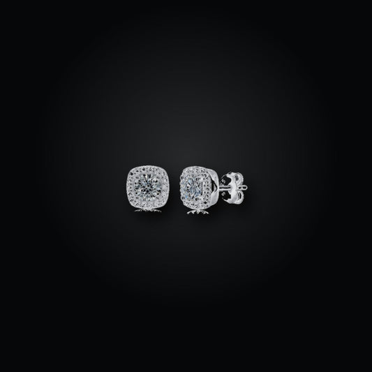 Iced Stud Earrings | 0.50ct | CZ