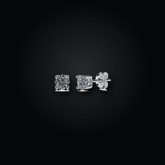 Pure Love Stud Earrings | 0.50ct | CZ