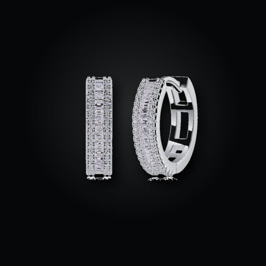 Iced Stud Earrings | CZ