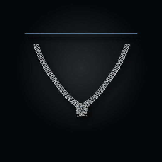 Iced Tennis Necklace | 1.0ct | CZ