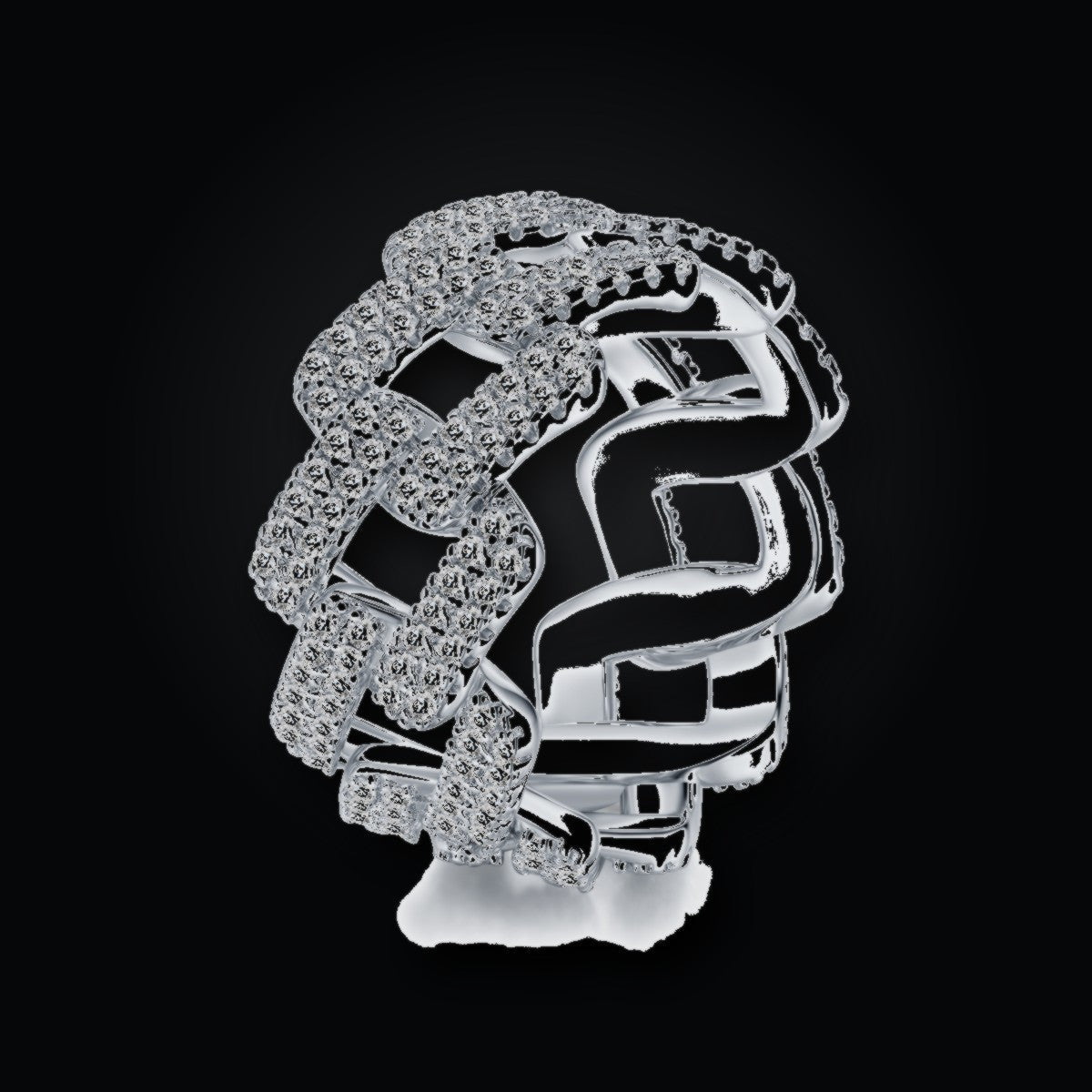 Iced Statement Ring | CZ